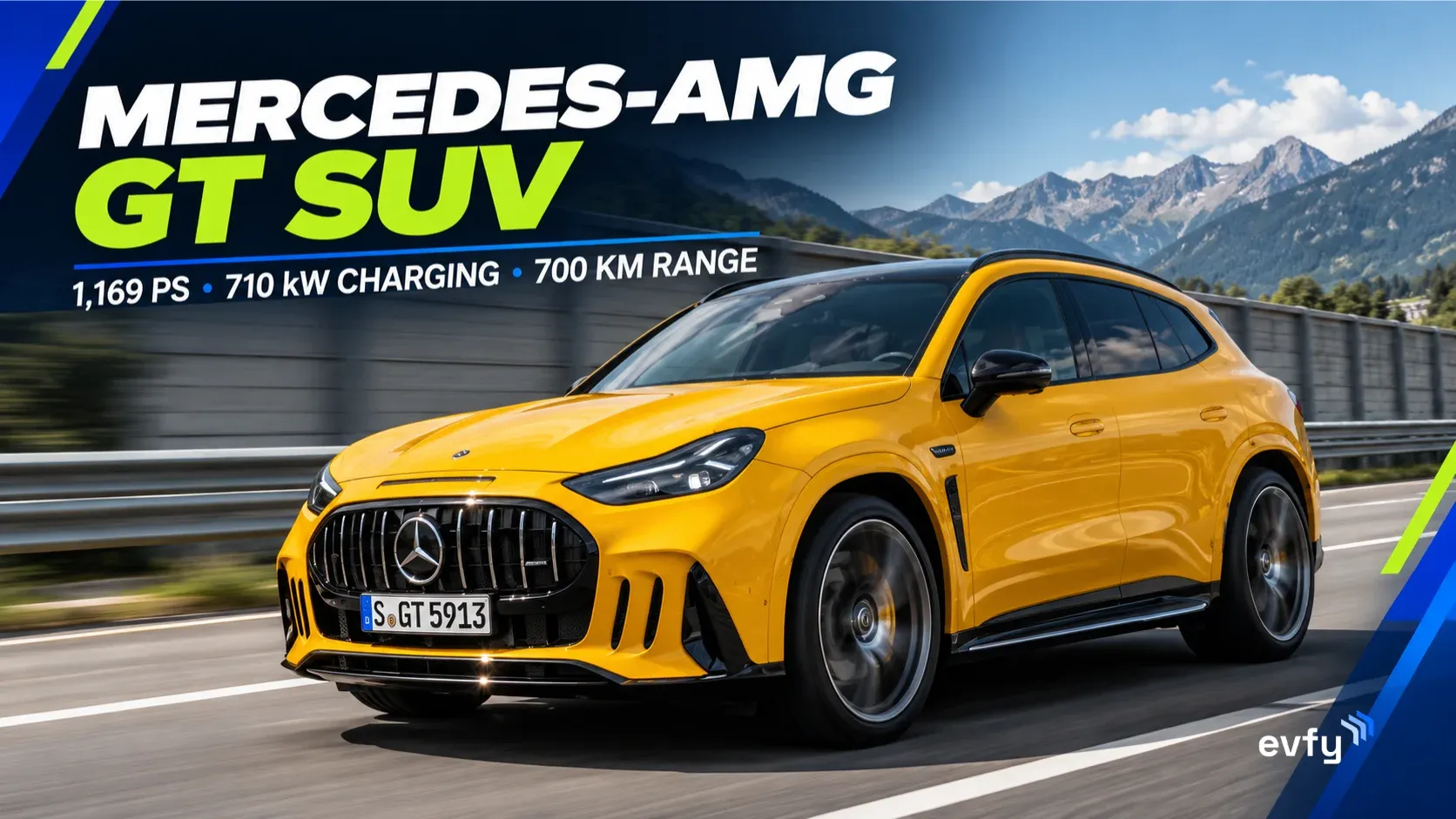 Mercedes-AMG Unveils Its First In-House Electric SUV: GT SUV Debuts With Up To 1,169 PS, A 128 kWh Battery And 710 kW Charging In Three Variants